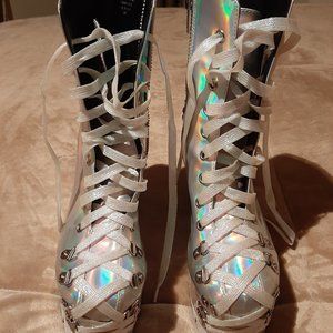 Lucid Dreams Corset Boots Club Exx/Dollskill Lucid